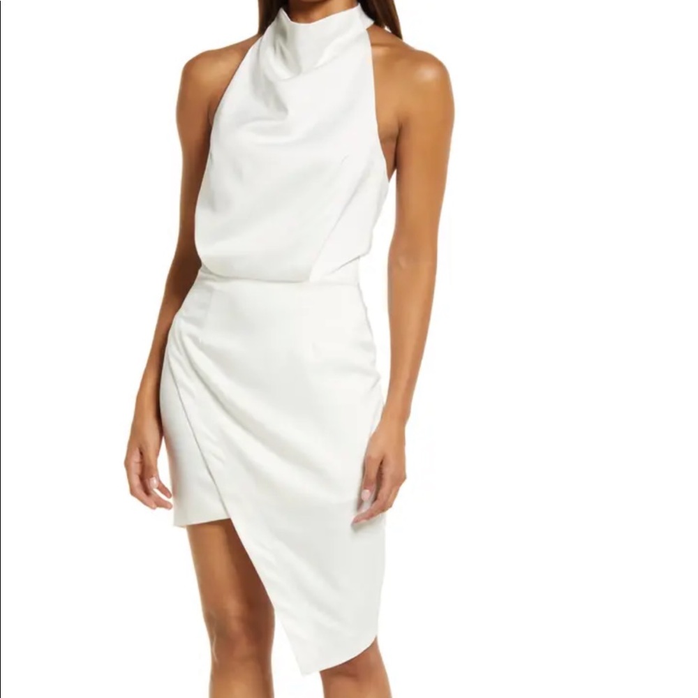Elliatt Camo dress, white, size medium. new with tags.